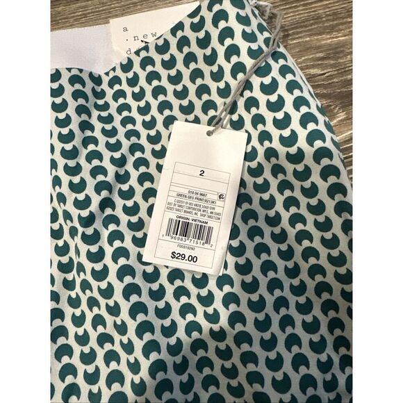 Women's High-Rise Slim Fit Ankle Pants - A New Day -Green Size 2. NWT. U - Picture 8 of 8